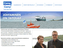 Tablet Screenshot of campconsulting.fi